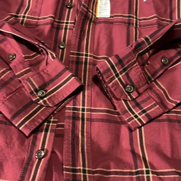 New! Carhartt plaid shirt size XL tall - Picture 9 of 16